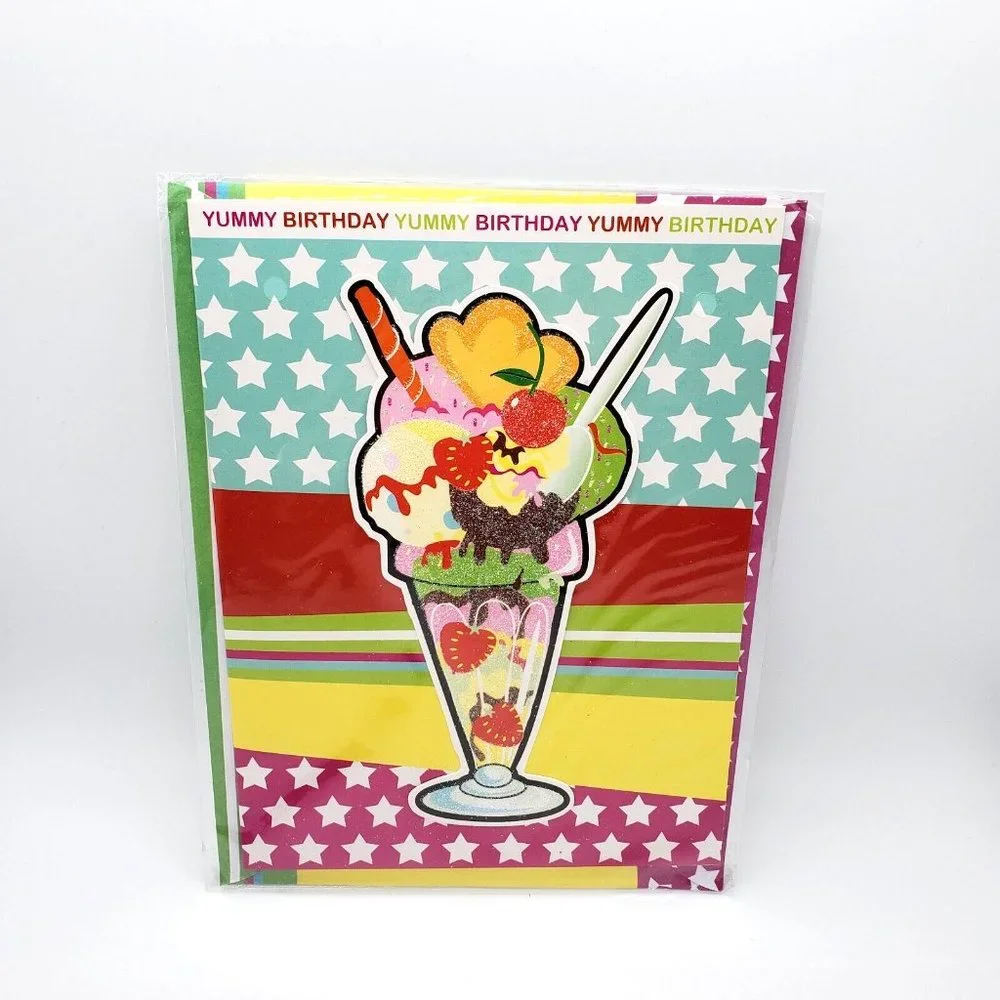 Magi Design London Large Glittery Blank Happy 